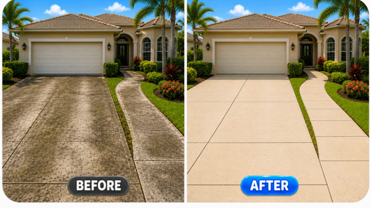 2-Car Driveway + Front Walkway*